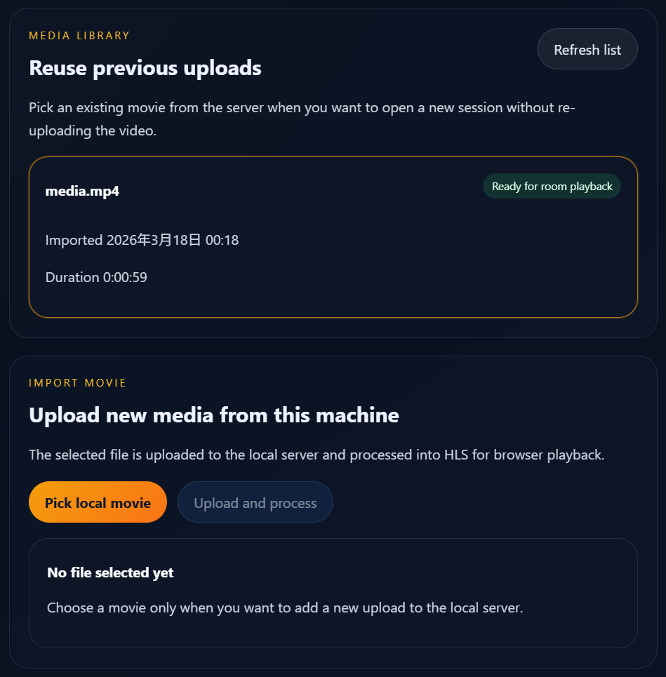上传或选择视频